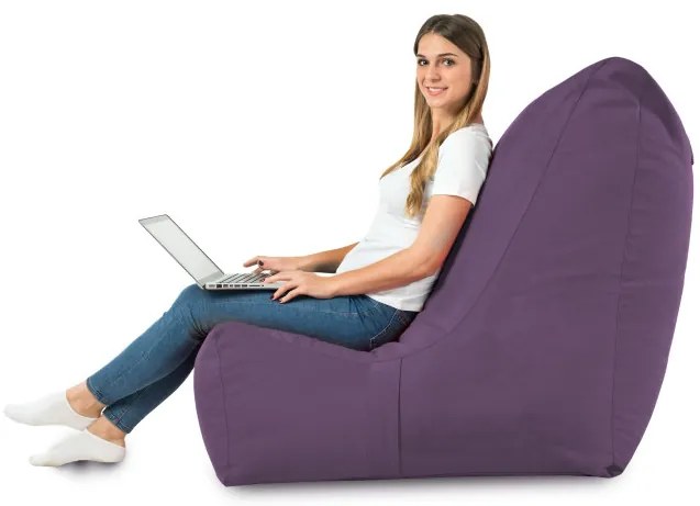 Moderné kreslo DISTINTO fialová