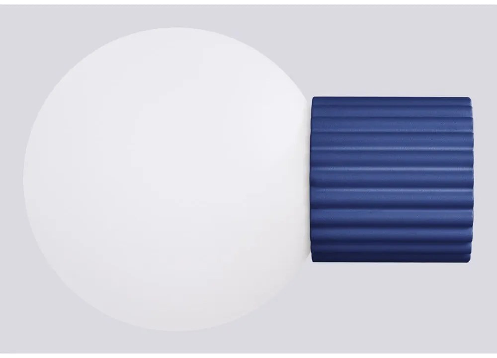 Tmavomodré nástenné svietidlo Orbital – Sollux