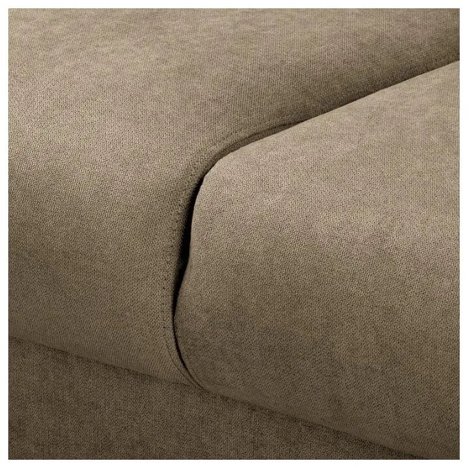 Svetlohnedá rohová pohovka (ľavý roh) Beata - Ropez