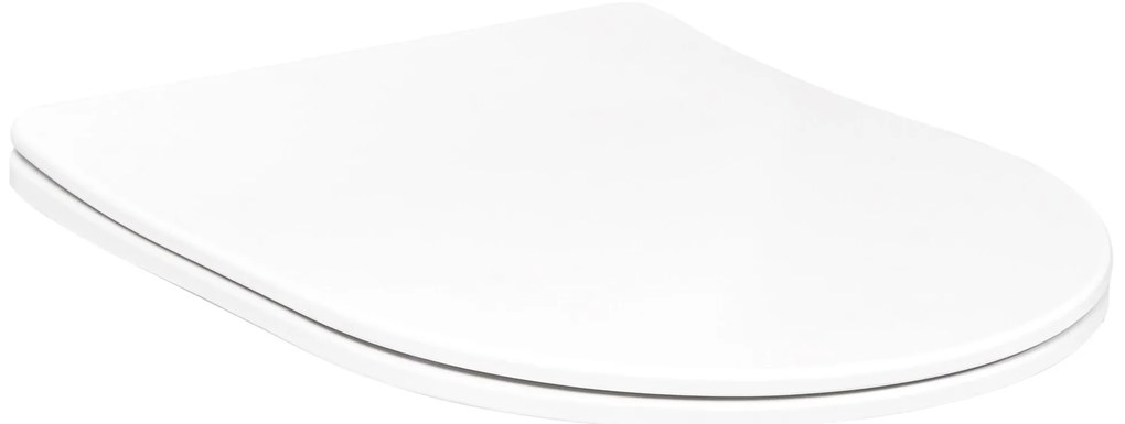 Rea Rea, toaletné sedátko z duroplastu s pomalým zatváraním a jednoduchým odopnutím, biela, REA-C6001