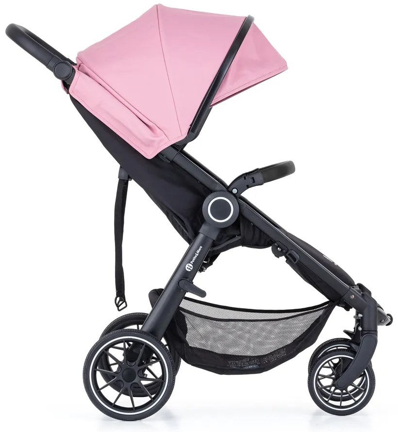 PETITE&MARS kočík športový Street+ RWS black rose pink complete