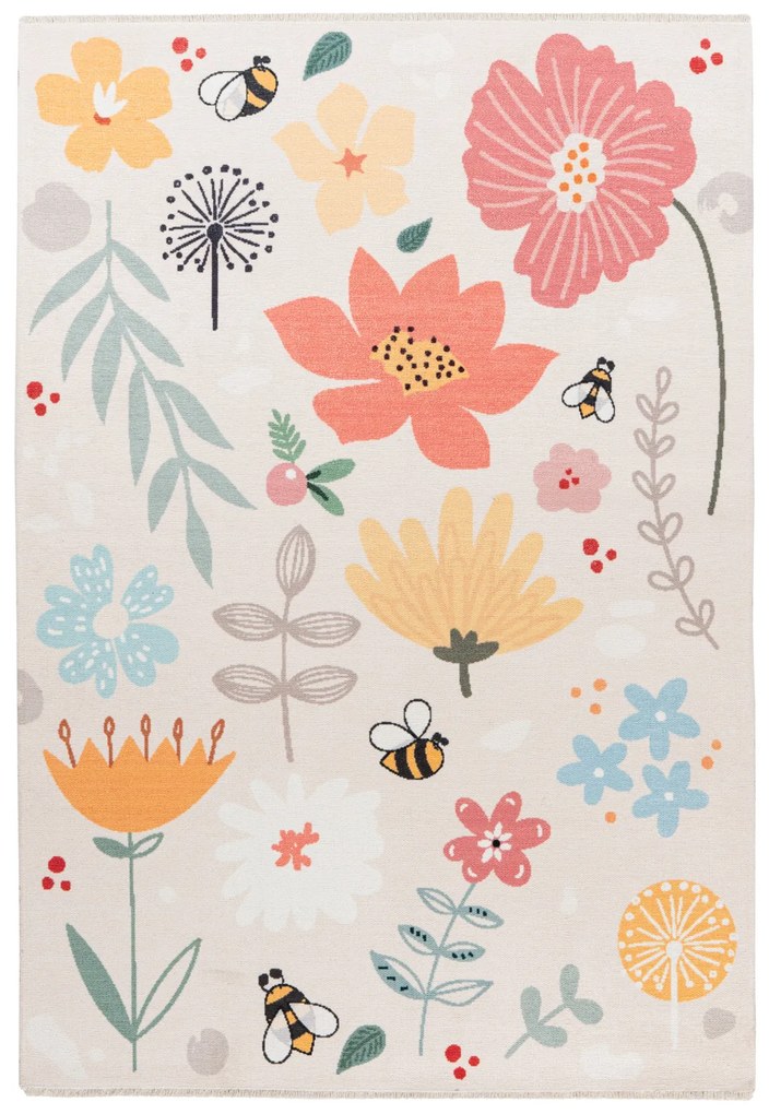 Obsession, Kusový koberec My Greta 623 Flowers, 115x170, viacfarebná, detská izba