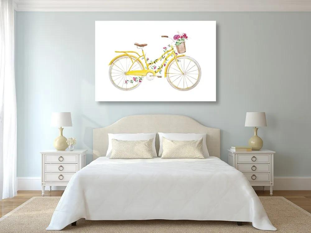Obraz ilustrácia retro bicykla Varianta: 120x80