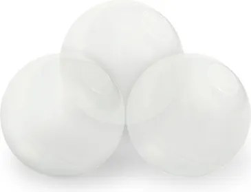 Samostatné loptičky 50 ks - transparentná