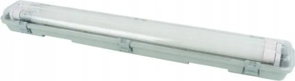 ECOLIGHT Hermetické svietidlo 60cm + 2x LED trubica studená biela - SET