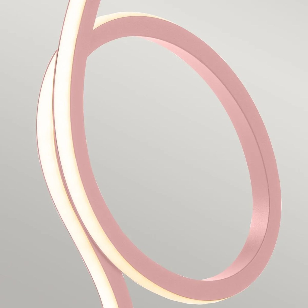Stolná LED lampa Flamingo ružová – dizajnové osvetlenie