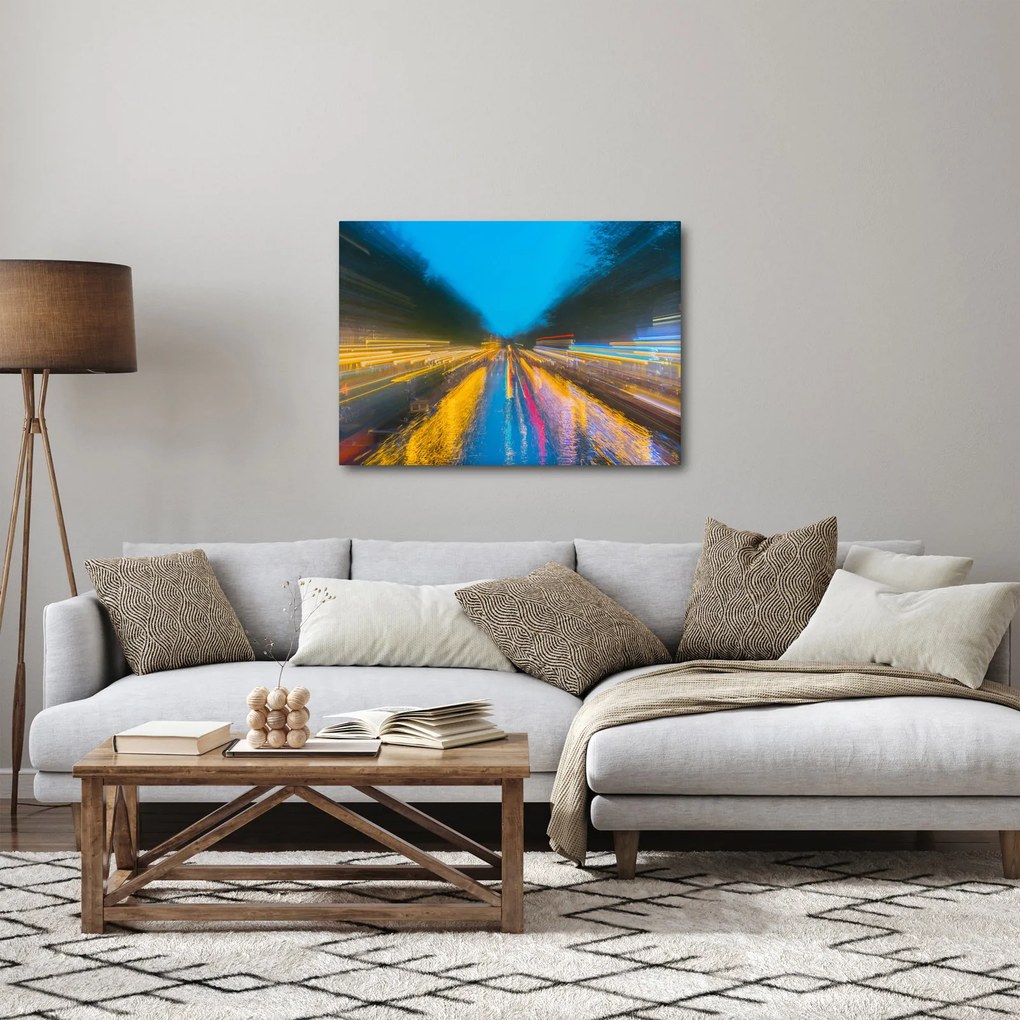 Obraz - Maľba abstrakcie (70x50 cm)