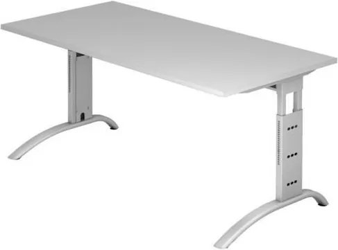 Výškovo nastaviteľný kancelársky stôl Baron Mittis, 160 x 80 x 65 – 85 cm, rovné vyhotovenie