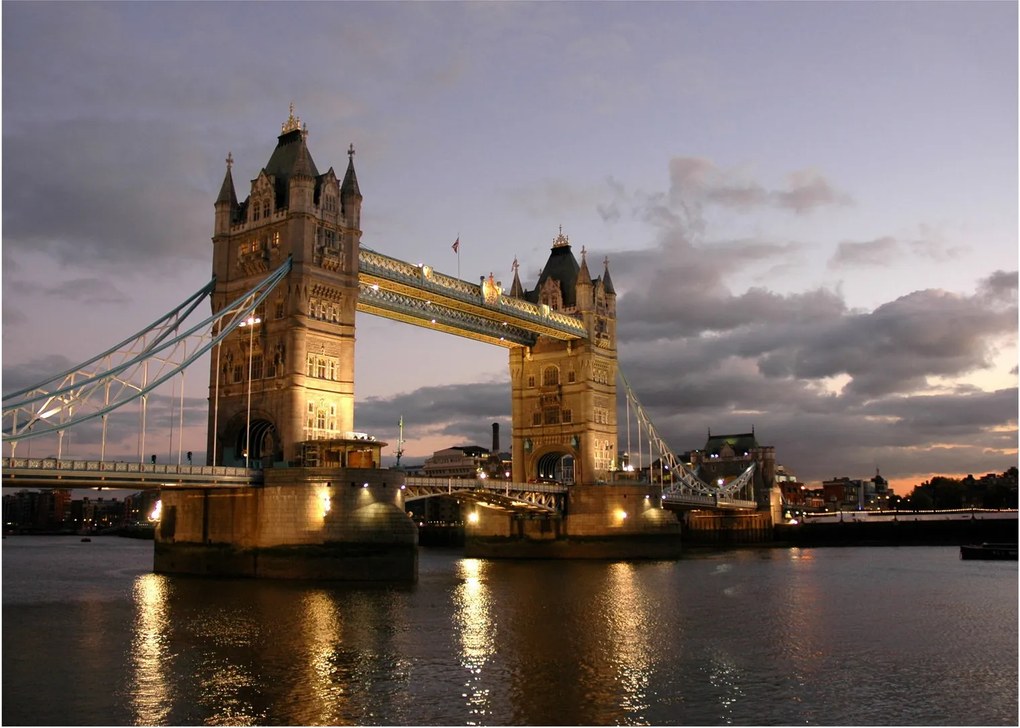 Obrázok - Tower Bridge v noci (70x50 cm)