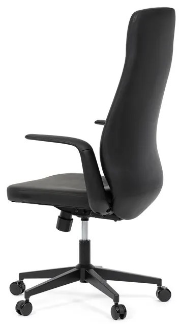 Autronic BONTEC Kancelárske kreslo, hojdací mechanizmus, čierna ekokoža, KA-T8325 BK Farba: Čierna