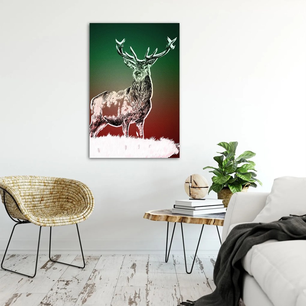 Gario Plagát Abstrakt jeleňa Farba rámu: Čierna, Rozmery: 20 x 30 cm