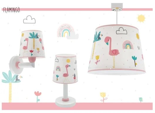 Dalber 82462 - Detský luster FLAMINGO 1xE27/15W/230V