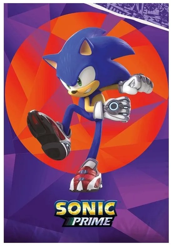 Detské obliečky Ježko Sonic Prime 140x200/70x90 cm