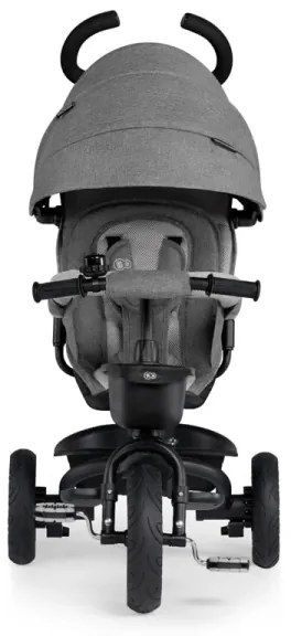 KINDERKRAFT select - Detská trojkolka 5v1 SPINSTEP šedá