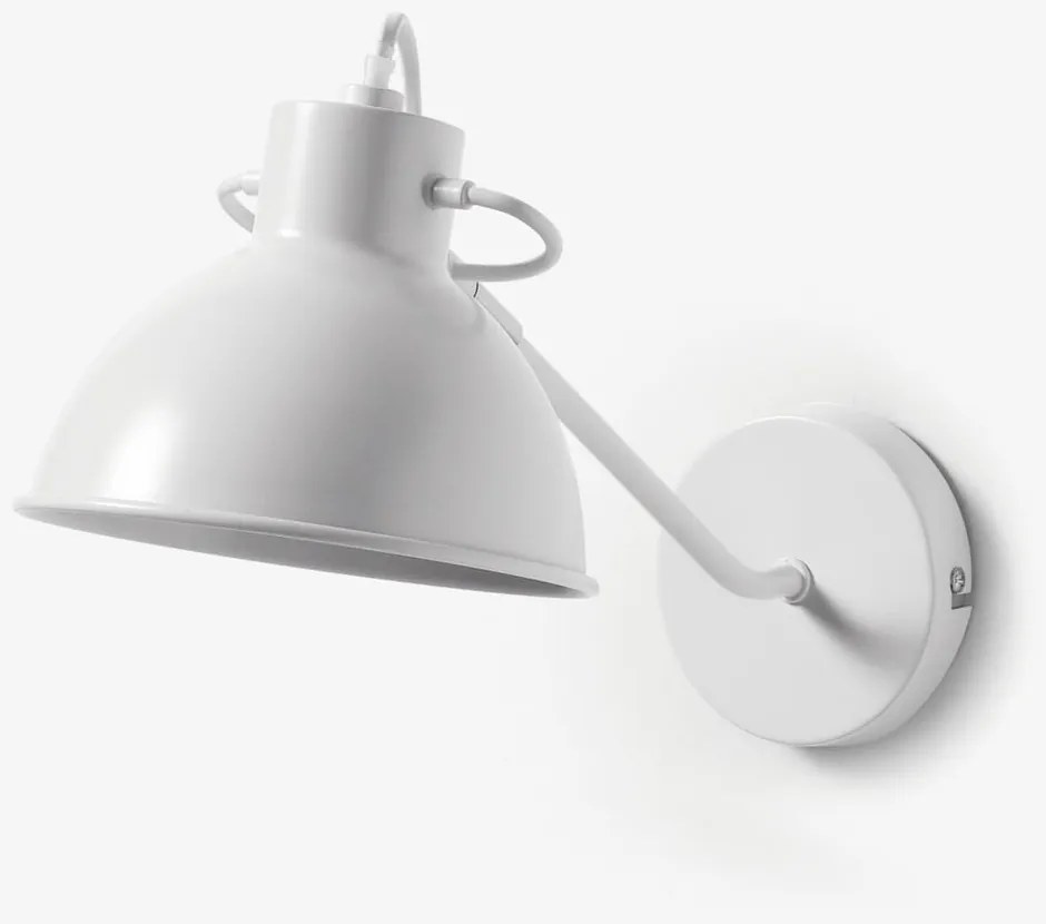 Biele nástenné svietidlo Offelis – Kave Home