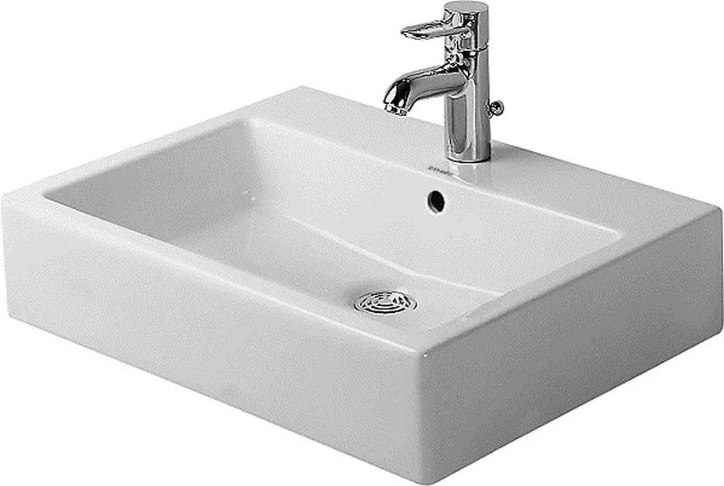 Duravit Vero umývadlo 59.5x46.5 cm obdĺžnik biela 0452600060