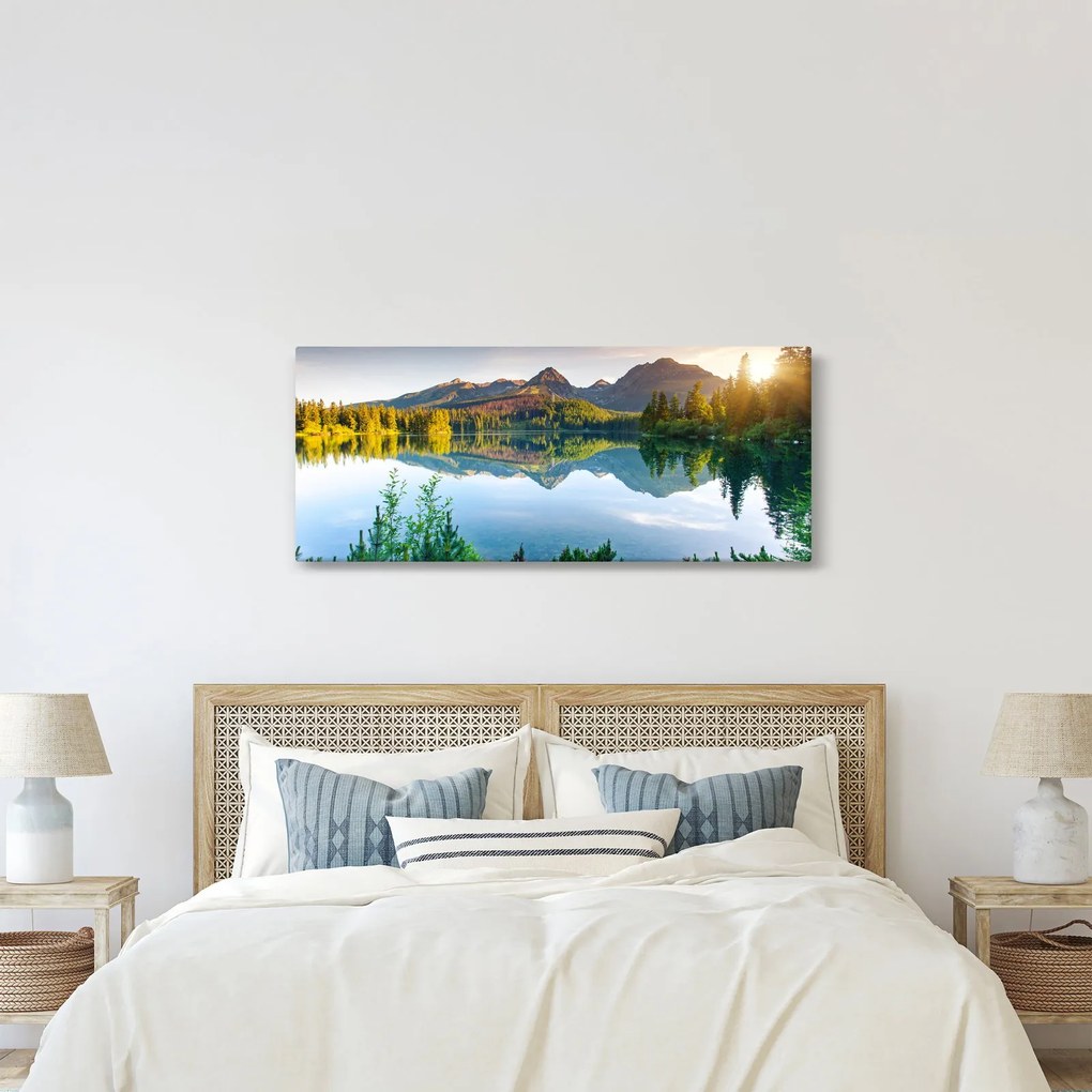 Obraz - Jazero (120x50 cm)