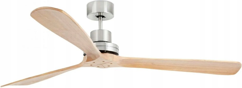 Stropný ventilátor Faro Lantau XL DC matný nikel/borovica, priemer XL