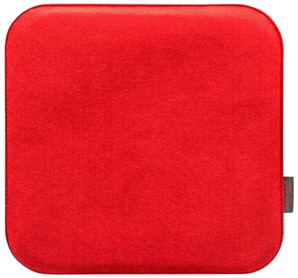 Magma Podložka na sedenie Avaro, 4 kusy (hranatý tvar, červená) (100247989)