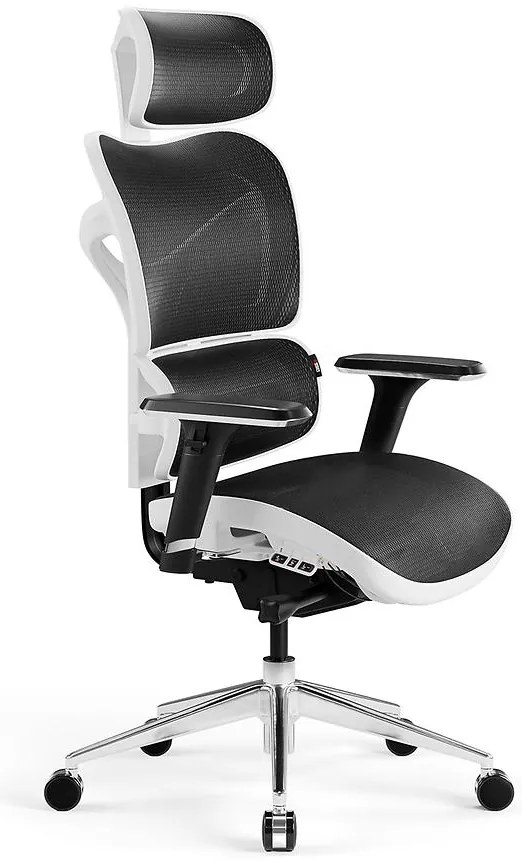 Kancelárske kreslo V-Comander čierna/biely
