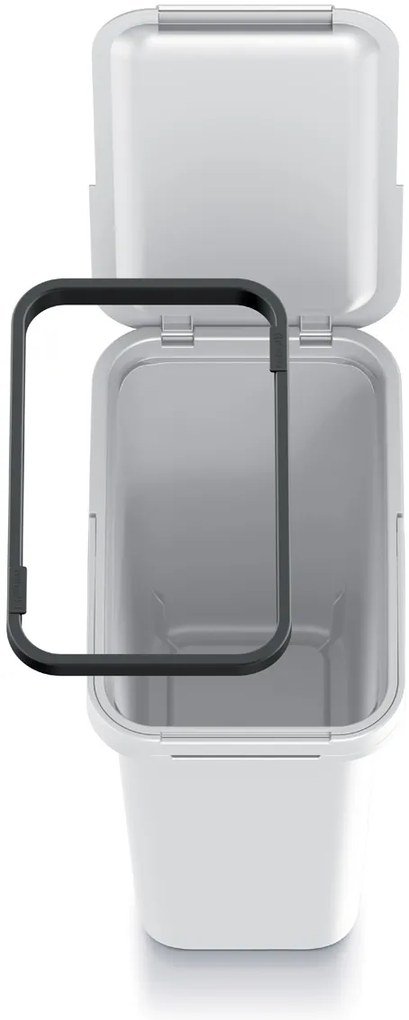 Odpadkový kôš na triedený odpad NKS12 12 l - popolavá