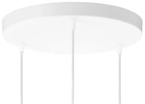 Závesný luster na lanku BOHO 3xE27/60W/230V, krémový/juta