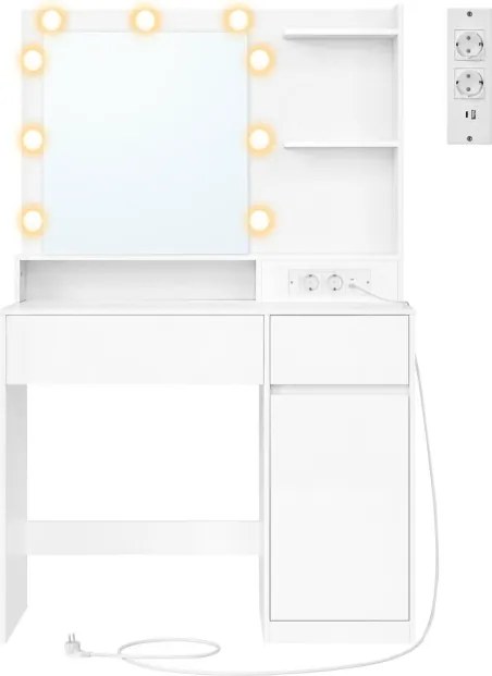 Toaletný stolík s LED zrkadlom RDT242WB01