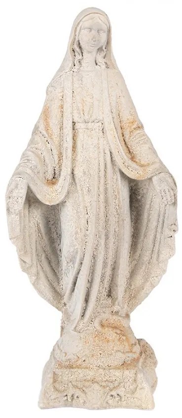 Béžová antik socha bábika Marie Brocante - 17*12*41 cm