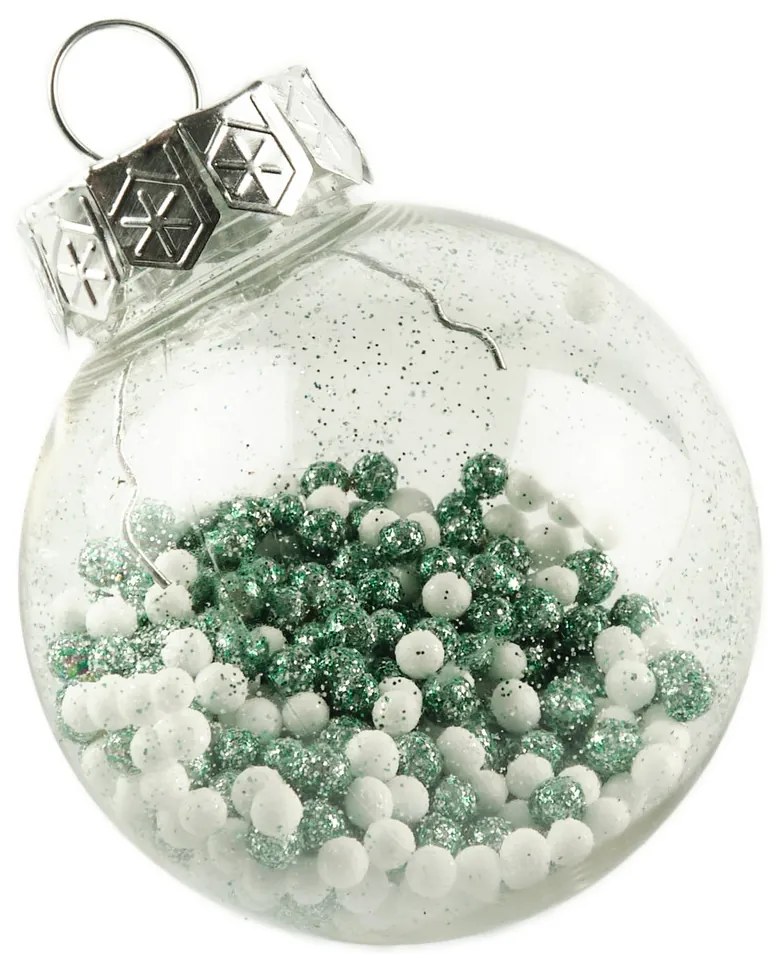 DECOLED Súprava ozdôb, d. 6 cm, zelená