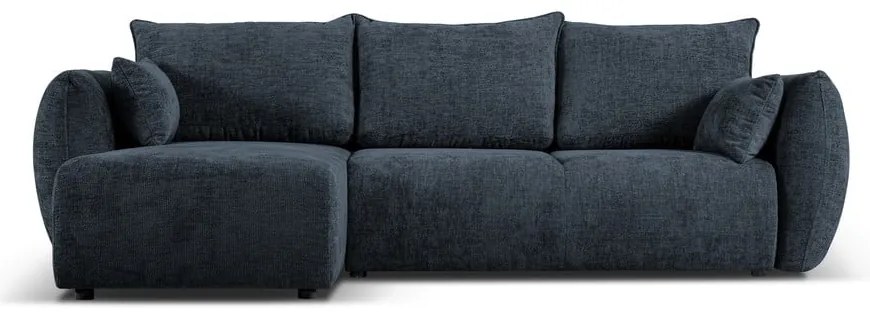 Tmavomodrá rohová pohovka (ľavý roh) Matera – Cosmopolitan Design
