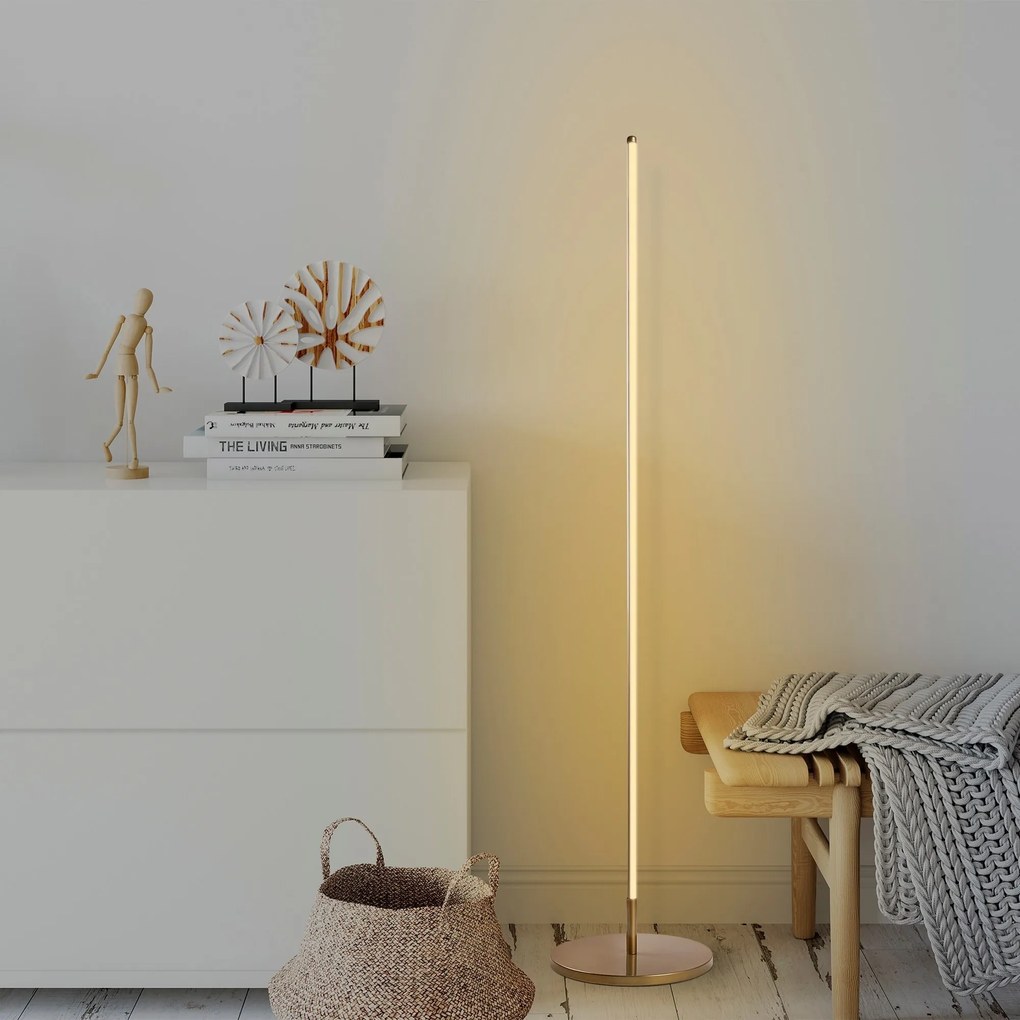 Stojací LED lampa ONLY zlatá