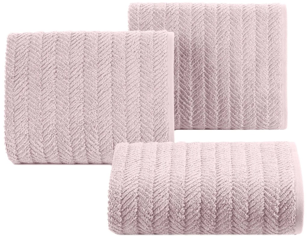 BAVLNENÝ UTERÁK ETNO 30X50 CM PUDROVÁ