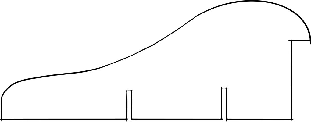 DANTIK - Zrkadlo v rámu, rozmer s rámom 50x100 cm z lišty SAUDEK biela čierne čiary (2512)