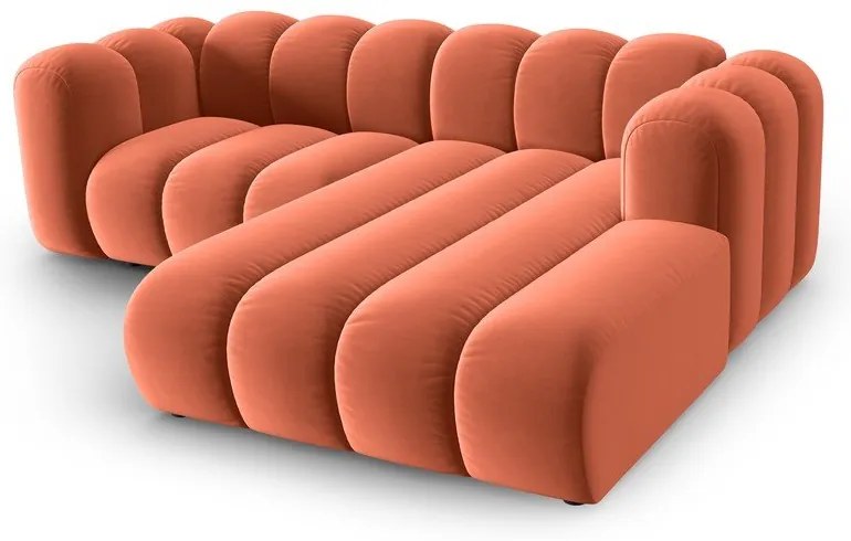 Ružová rohová pohovka (pravý roh) Lupine – Micadoni Home