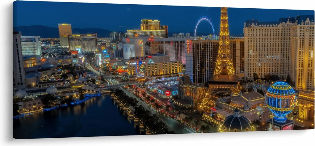Obraz - Las Vegas (120x50 cm)