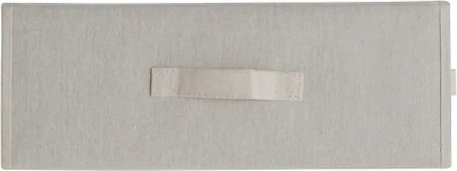 5Five® Ľanový úložný skladací box na posteľnú bielizeň, skladací 40,5 x 15,5 x 31,5 cm - 2ks