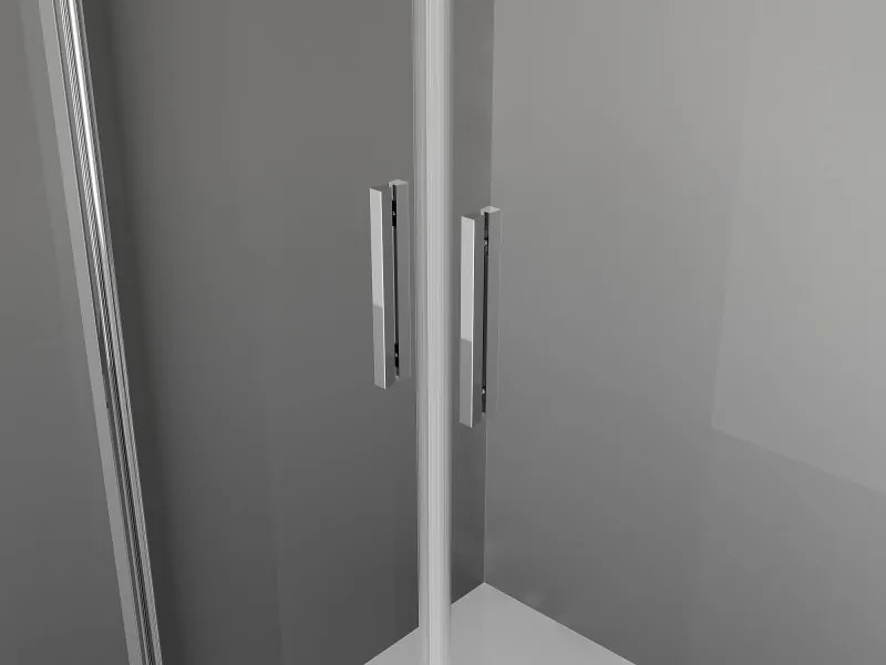 Mexen Exo, výklopný sprchový kút 80 x 120 cm, číre sklo, chrómový profil, 8182-080-120-01-00