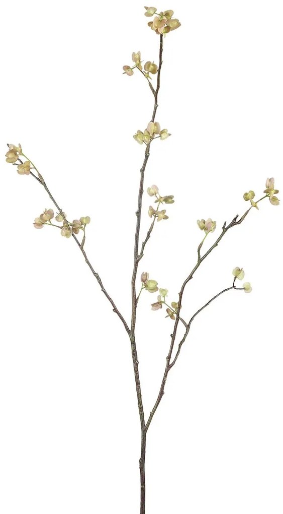 Dekorácia umelá vetvička s kvetmi Berry Spray pink - 84 cm