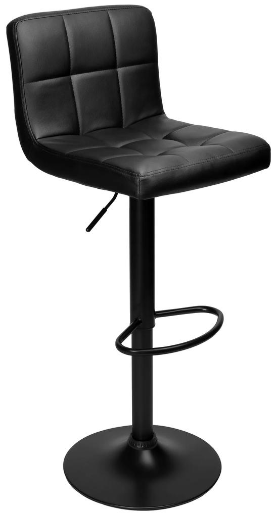 Barová stolička arako black eko koža čierna | jaks
