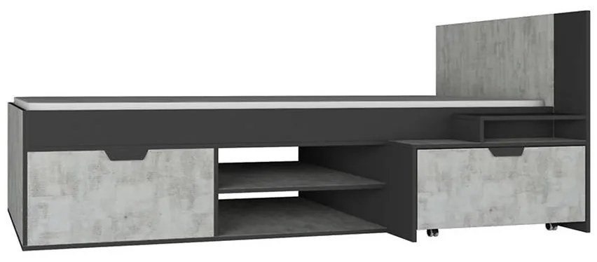 Posteľ Nano Na13 Enigma/Grafit