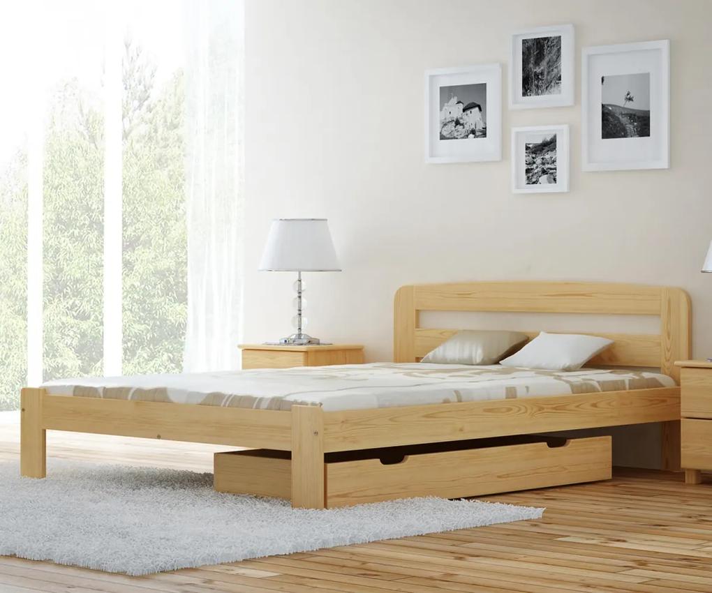 MAGNAT postel Sara 160x200 s roštem - masiv borovice