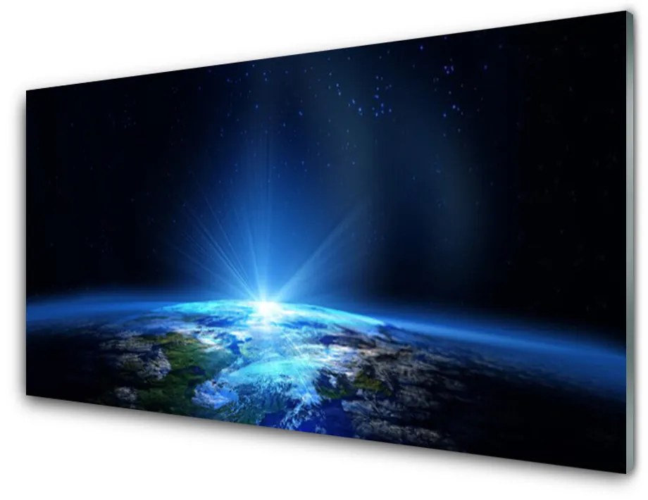 Obraz na akrylátovom skle Abstrakcie vesmír 125x50 cm
