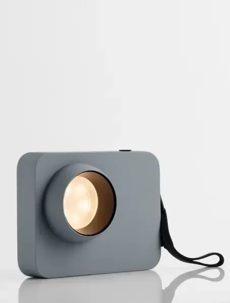 LED stmievateľná sívá stolná lampa Kedros 2