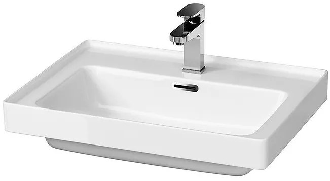 Cersanit Crea, závesná skrinka s umývadlom 60cm, set B109, šedá, S801-283