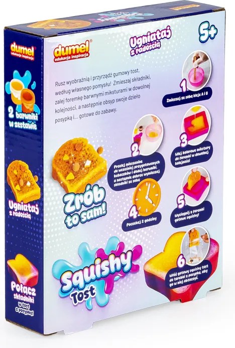 TOST – kreatívna sada Squishy | Stláčacia senzorická antistresová hračka