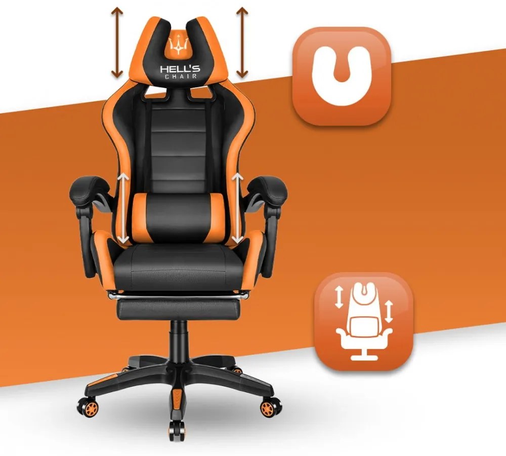Herné kreslo HC-1039 Orange