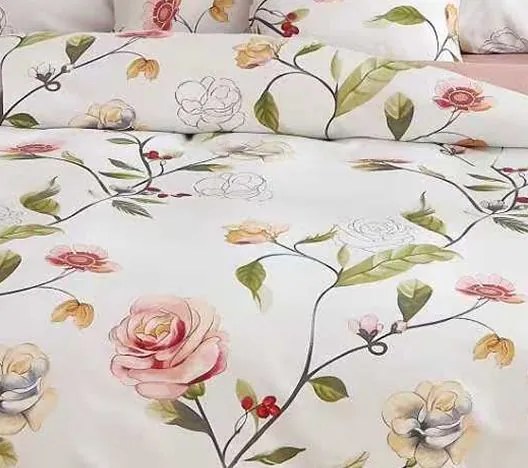 Flanelové obliečky Homa BRIA ROSES 7-set 140x200 cm