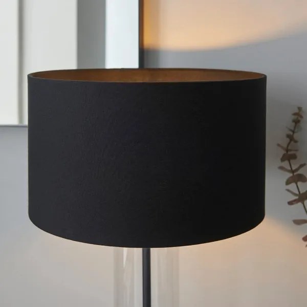 Endon 100440 - Stmievateľná stolová lampa LESSINA 1xE27/10W/230V čierna