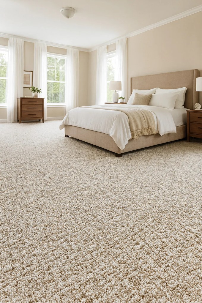 Timzo, Metrážny koberec Olympic 2814 brown, na mieru, šíře 3m,4m,5m, hnedá, filc, obývacia izba