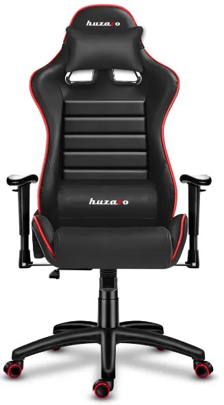 Luxusné herné kreslo s červeným lemovaním FORCE 6.0